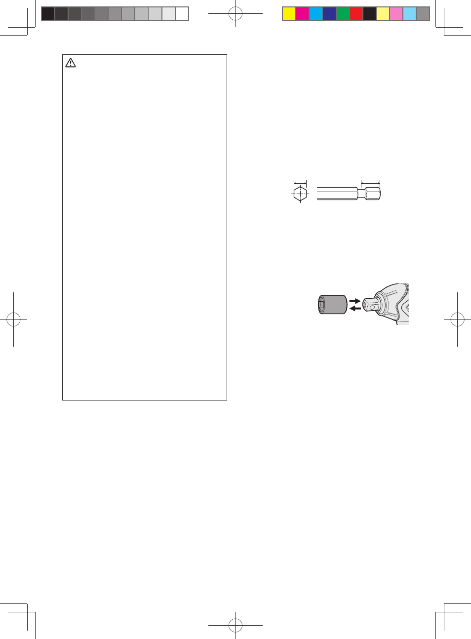 Iv. assembly, Attaching or removing bit, Attaching or removing sock et | Panasonic EY75A2X User Manual | Page 9 / 56
