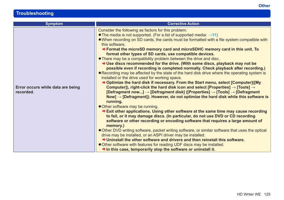 Panasonic HX-A100D User Manual | Page 125 / 128