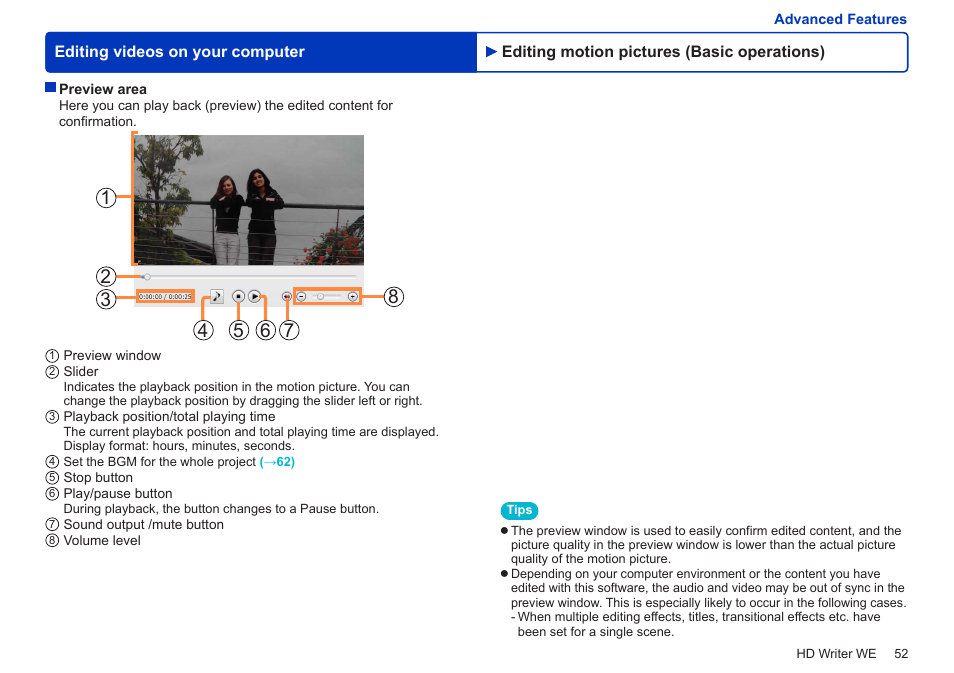 Panasonic HX-A100D User Manual | Page 52 / 128