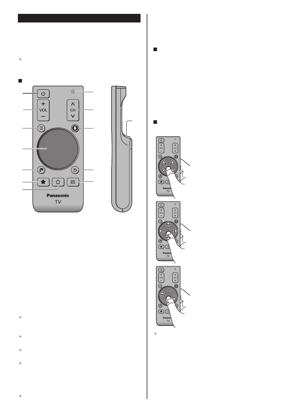 Touch pad controller | Panasonic TC-55AS680U User Manual | Page 16 / 28
