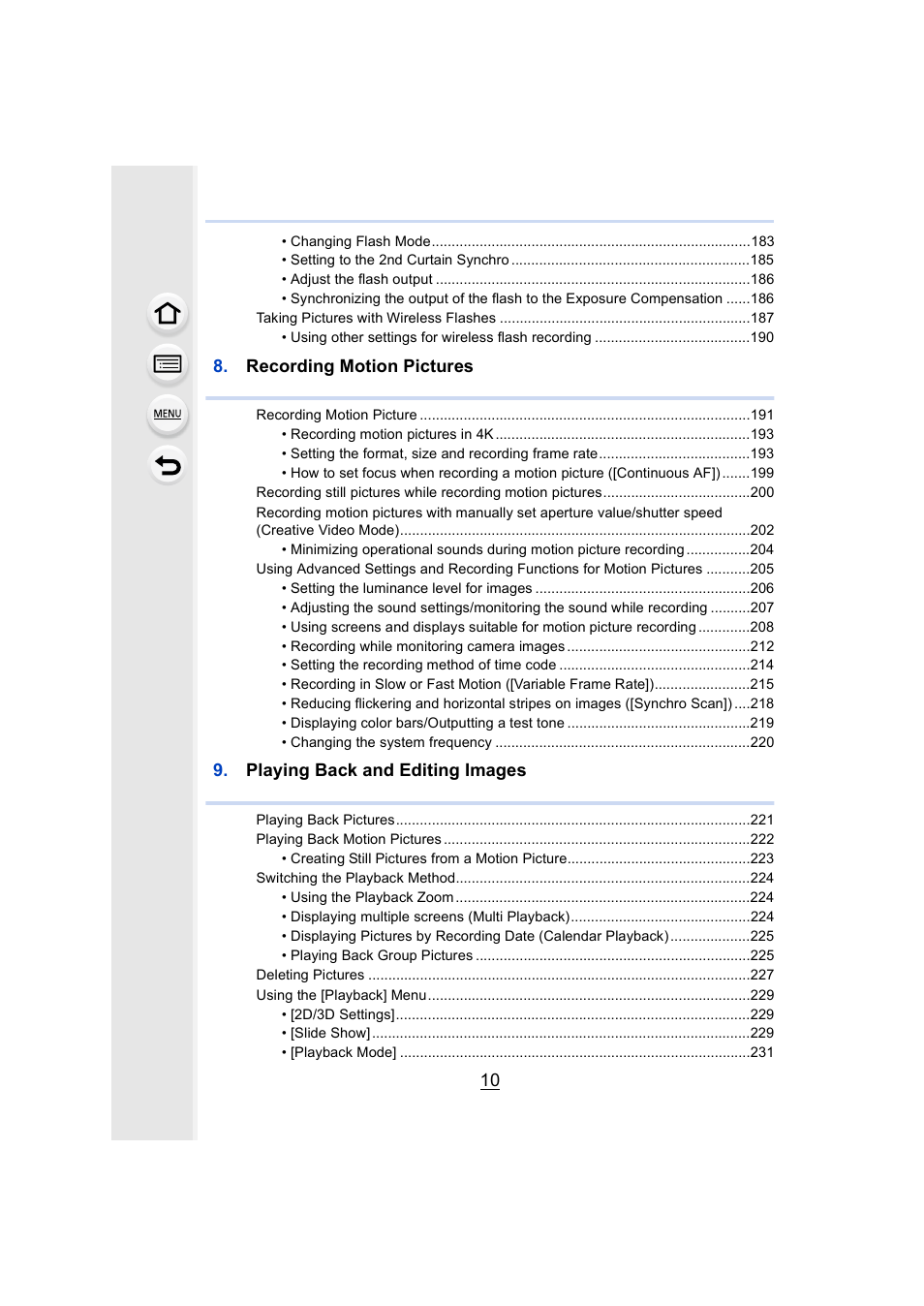 Panasonic DMC-GH4KBODY User Manual | Page 10 / 420