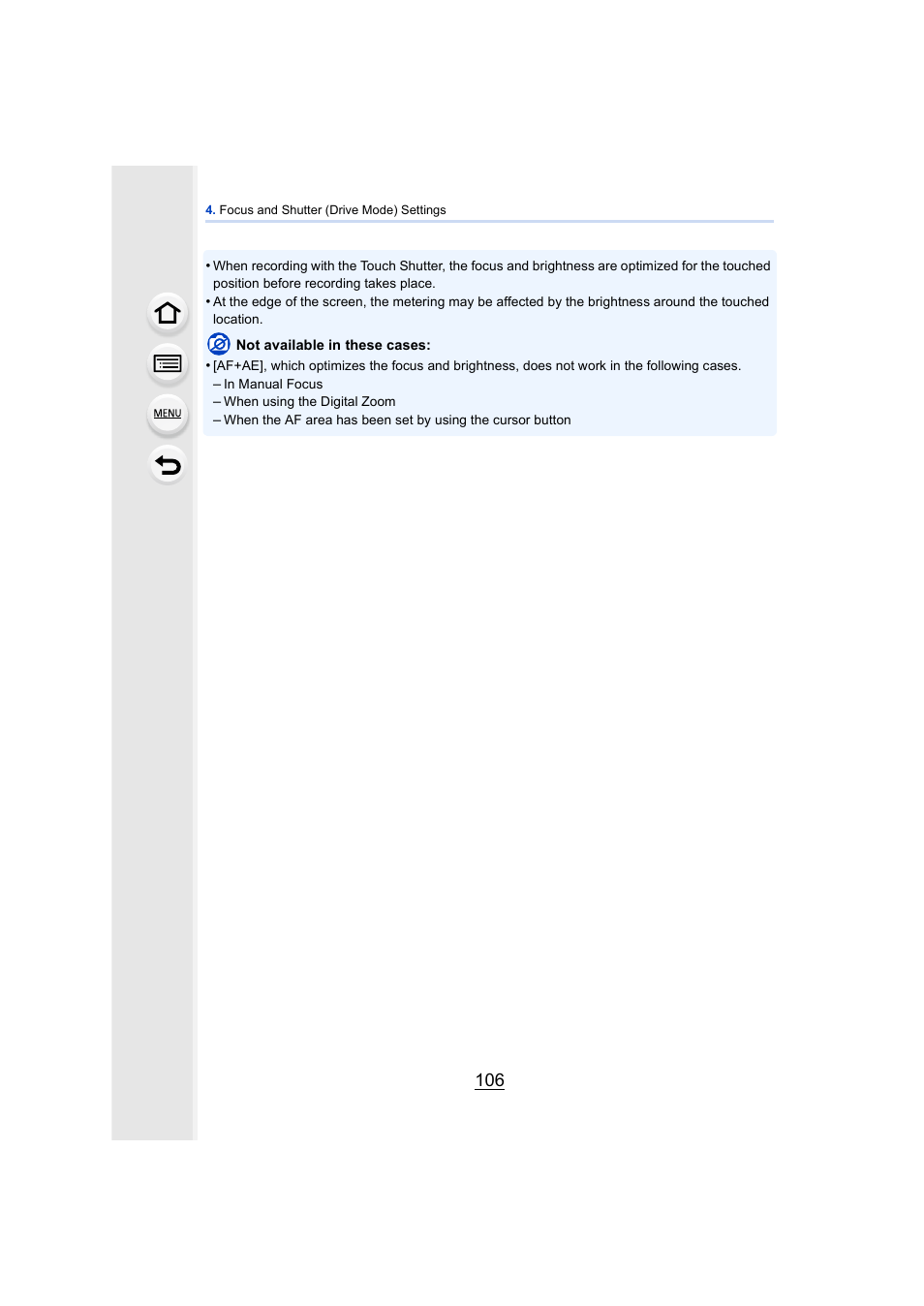 Panasonic DMC-GH4KBODY User Manual | Page 106 / 420