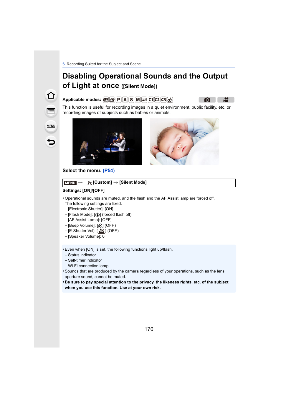P170 | Panasonic DMC-GH4KBODY User Manual | Page 170 / 420