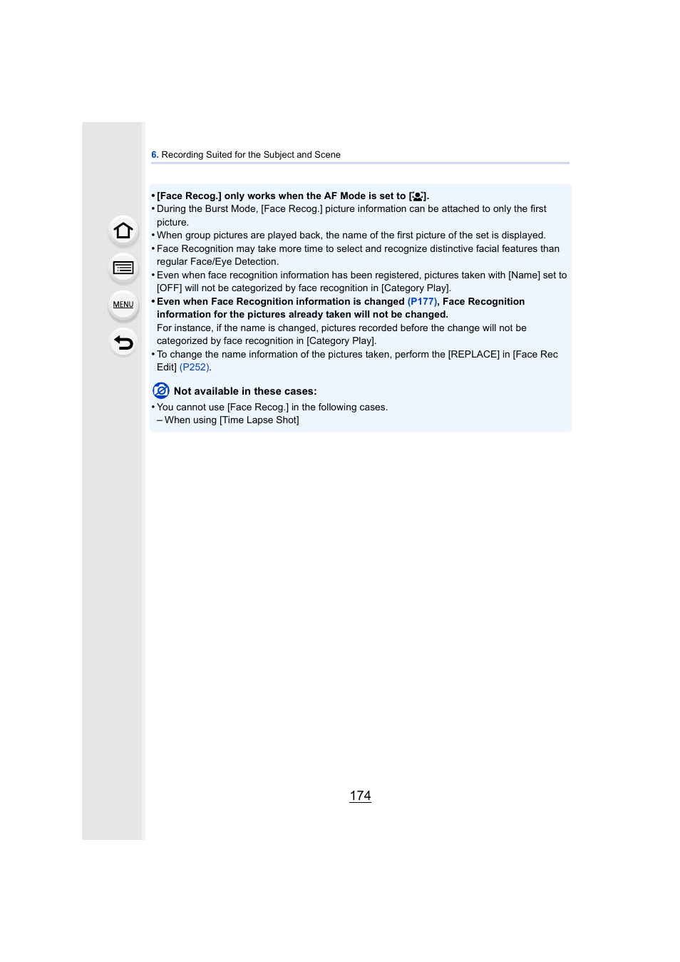 Panasonic DMC-GH4KBODY User Manual | Page 174 / 420