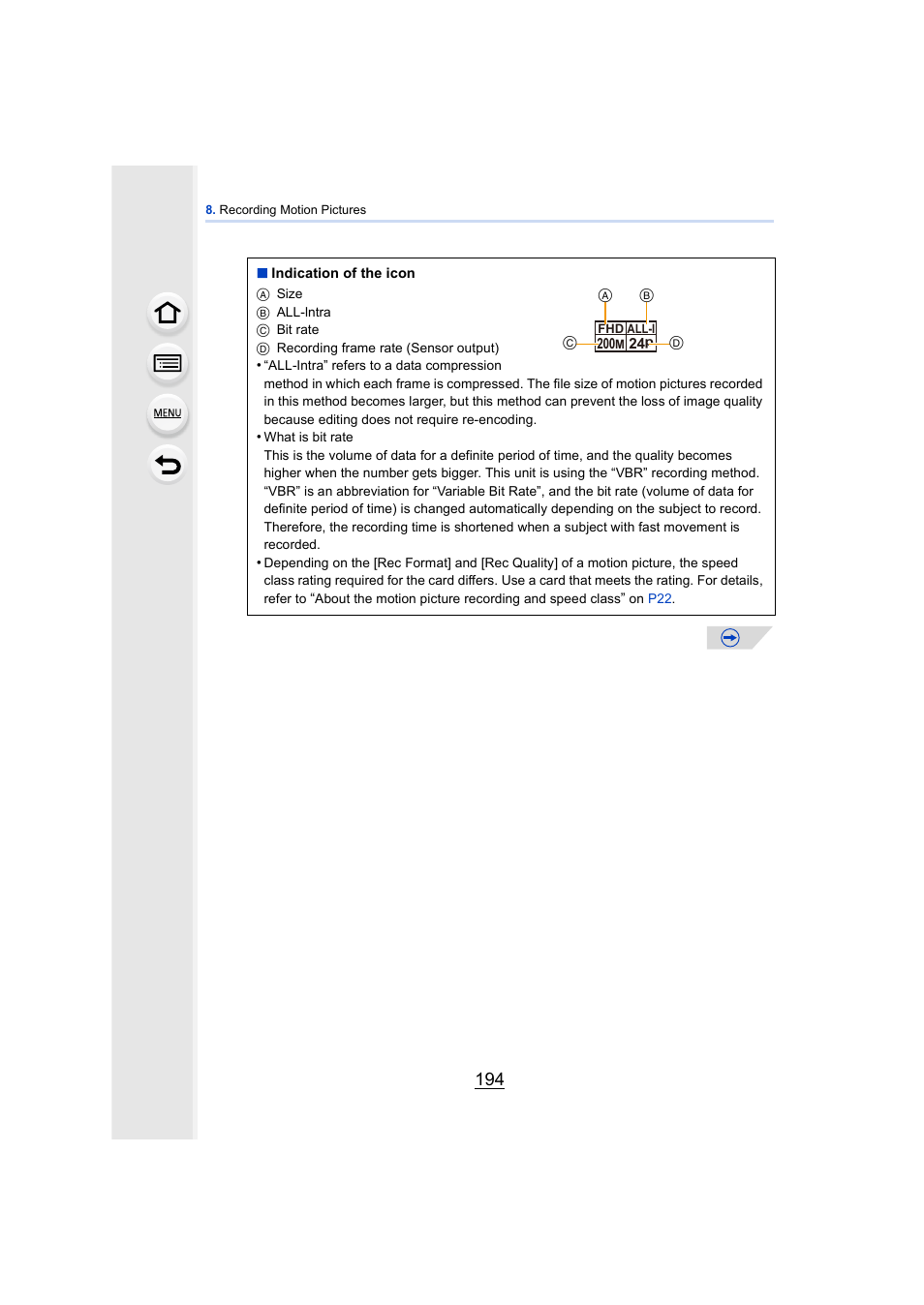 Panasonic DMC-GH4KBODY User Manual | Page 194 / 420