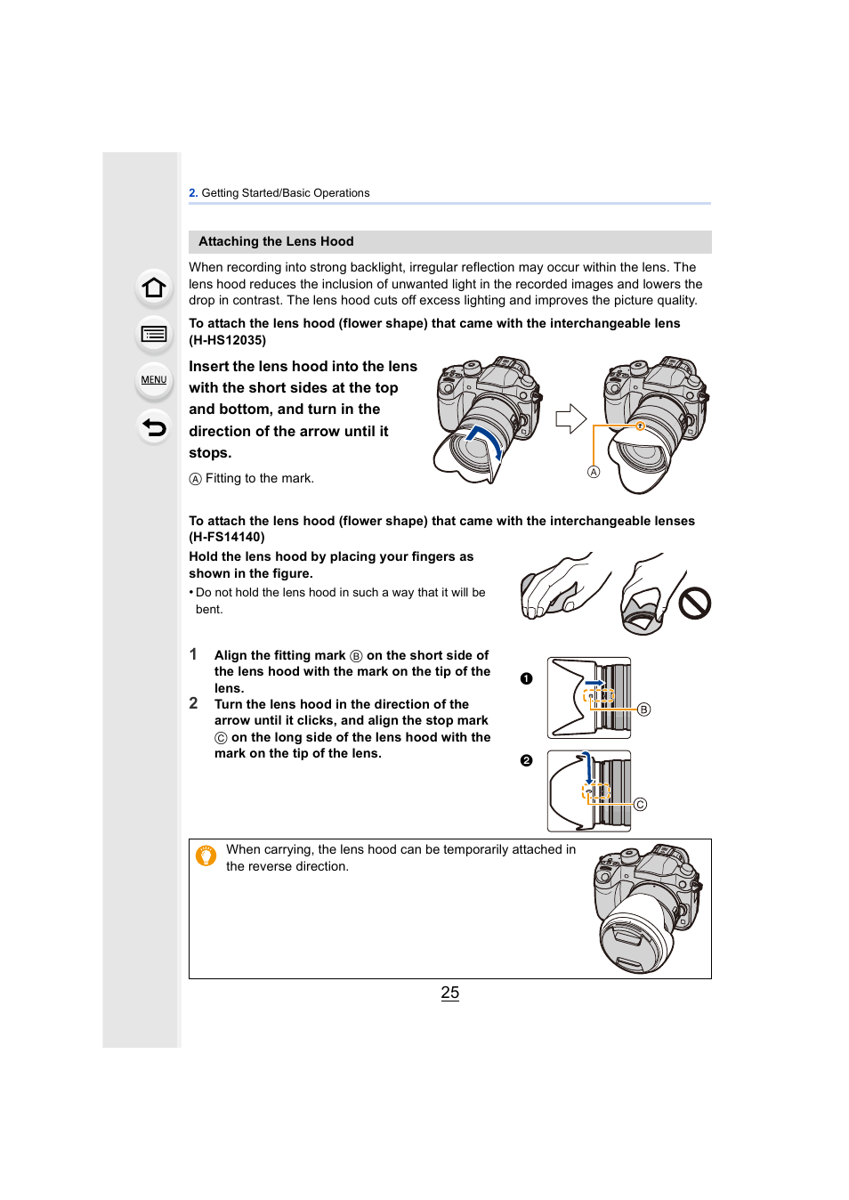 Panasonic DMC-GH4KBODY User Manual | Page 25 / 420