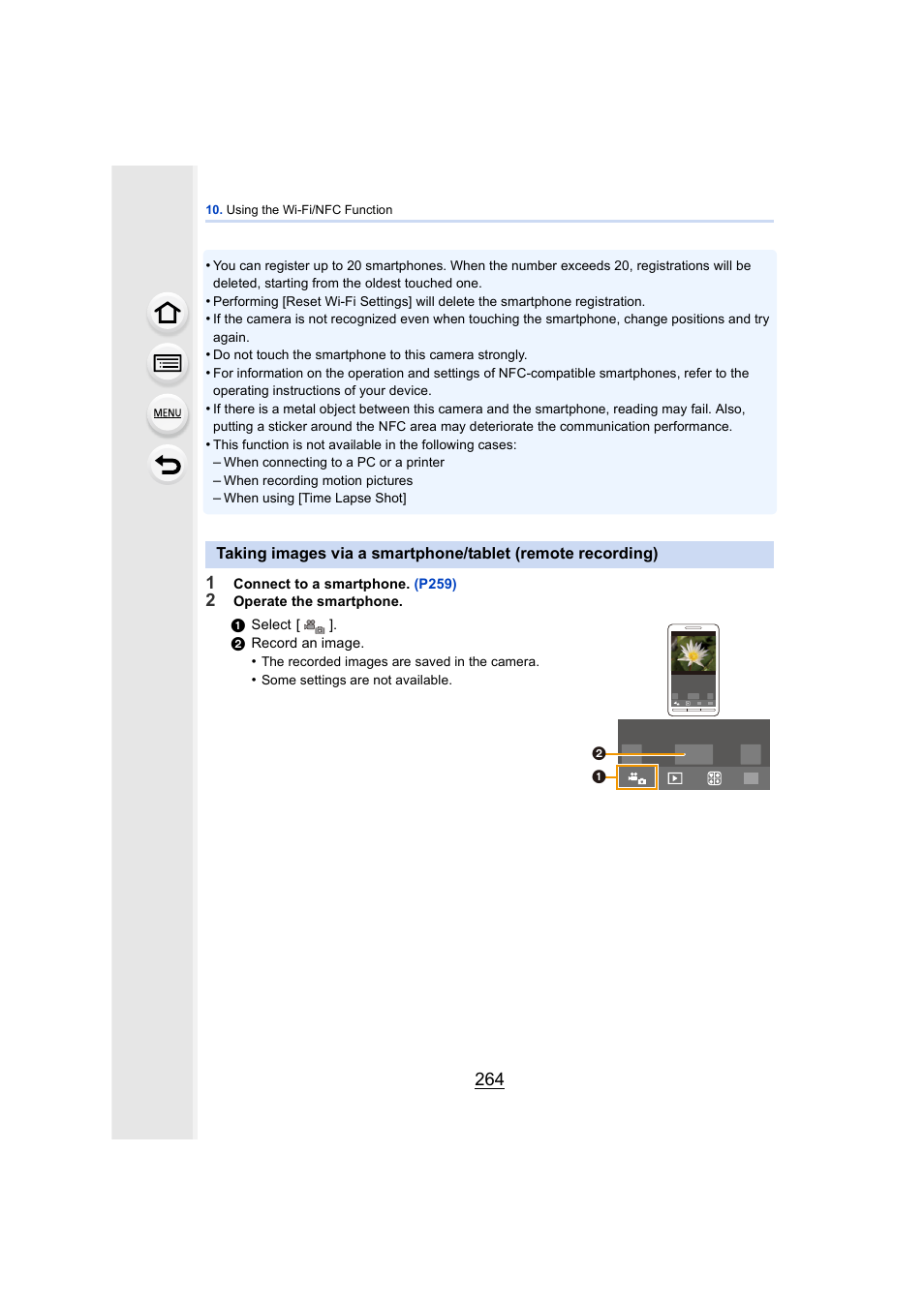P264, P264) | Panasonic DMC-GH4KBODY User Manual | Page 264 / 420