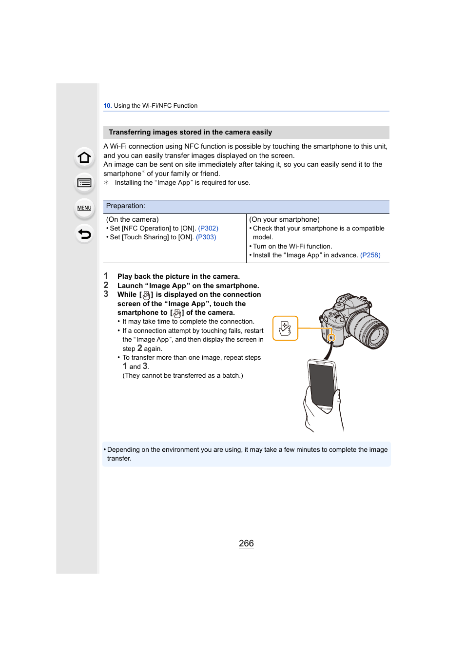 P266, P266) | Panasonic DMC-GH4KBODY User Manual | Page 266 / 420