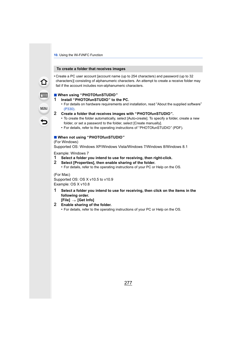 P277) | Panasonic DMC-GH4KBODY User Manual | Page 277 / 420