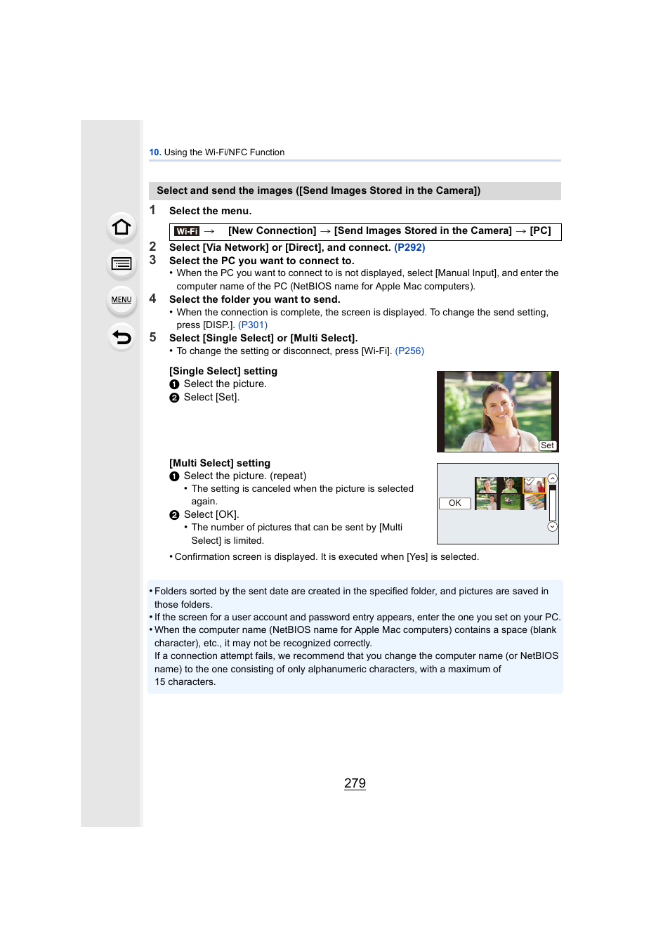 P279 | Panasonic DMC-GH4KBODY User Manual | Page 279 / 420
