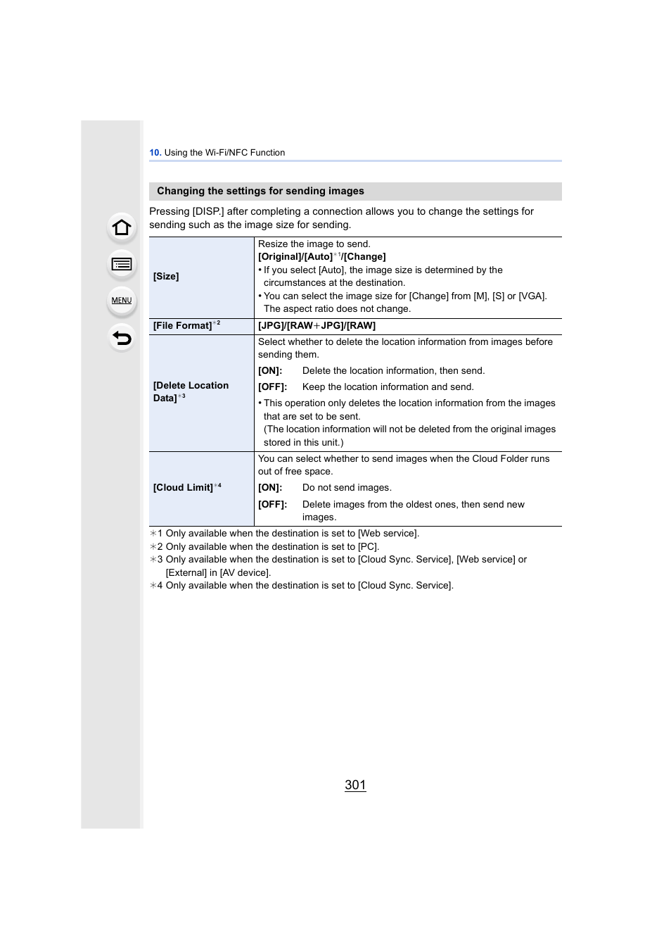 P301) | Panasonic DMC-GH4KBODY User Manual | Page 301 / 420