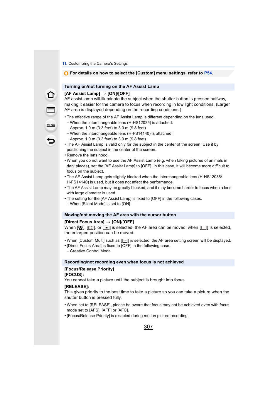P307) | Panasonic DMC-GH4KBODY User Manual | Page 307 / 420
