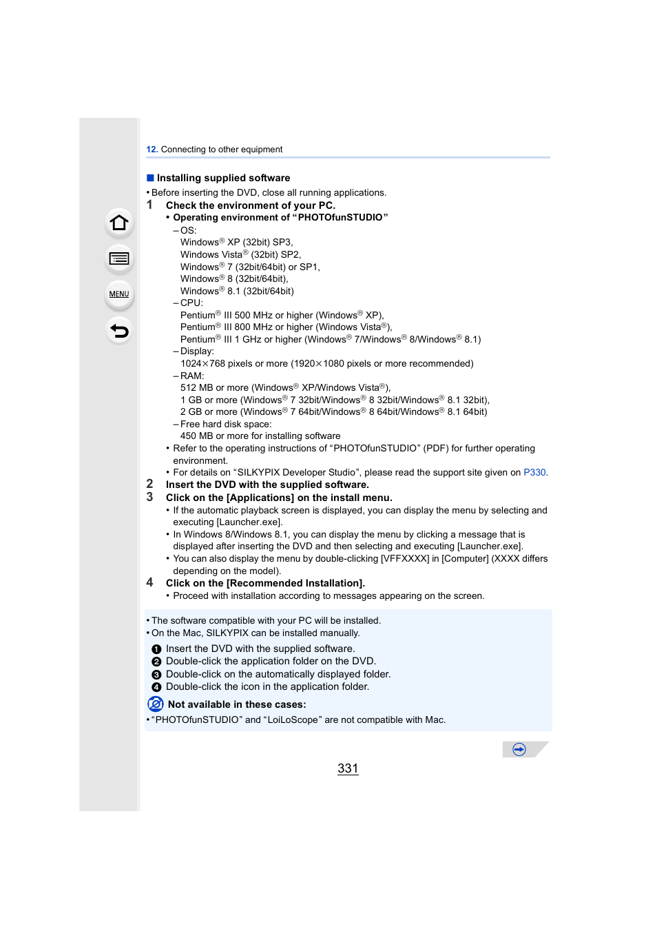 Panasonic DMC-GH4KBODY User Manual | Page 331 / 420