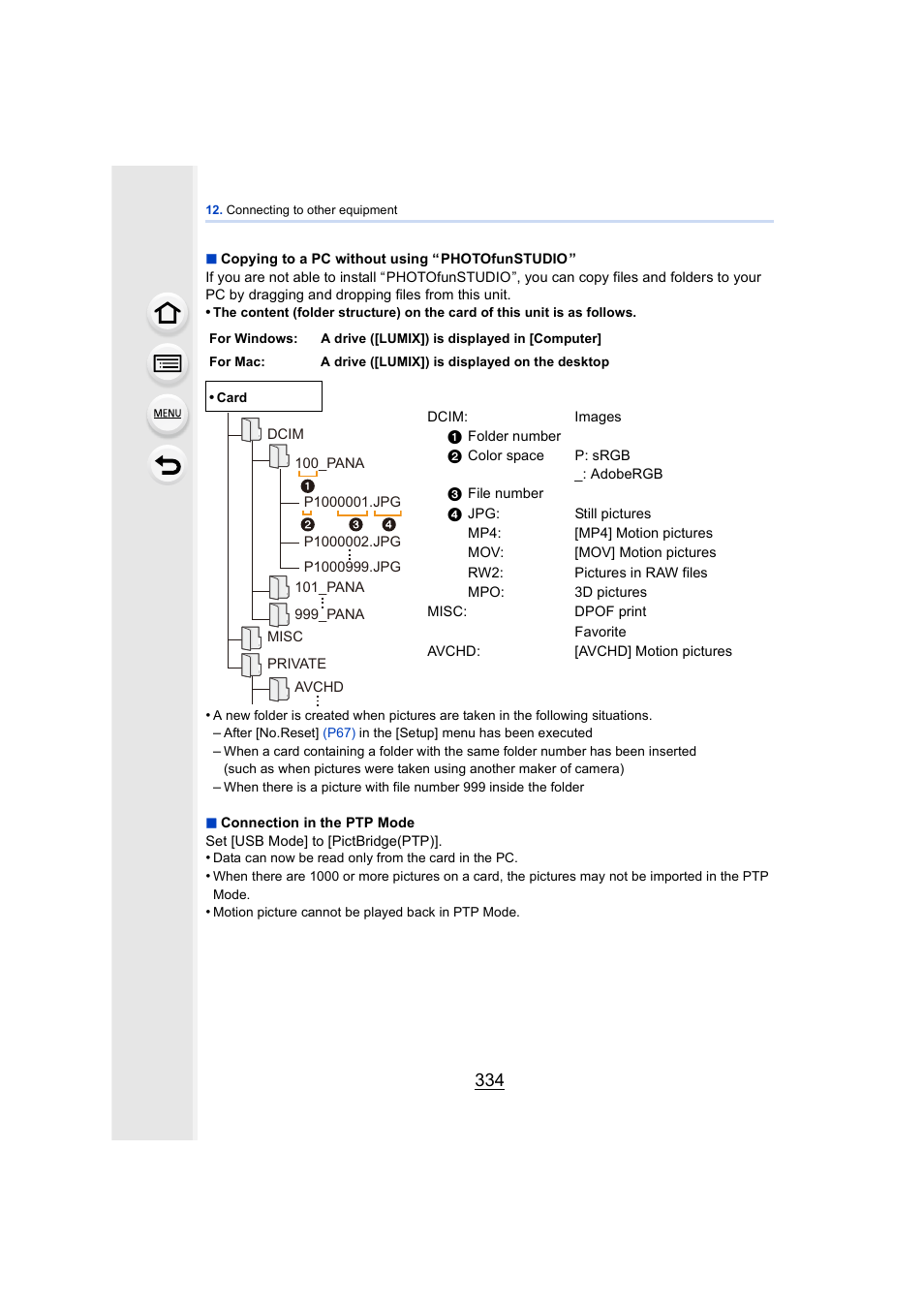 Panasonic DMC-GH4KBODY User Manual | Page 334 / 420
