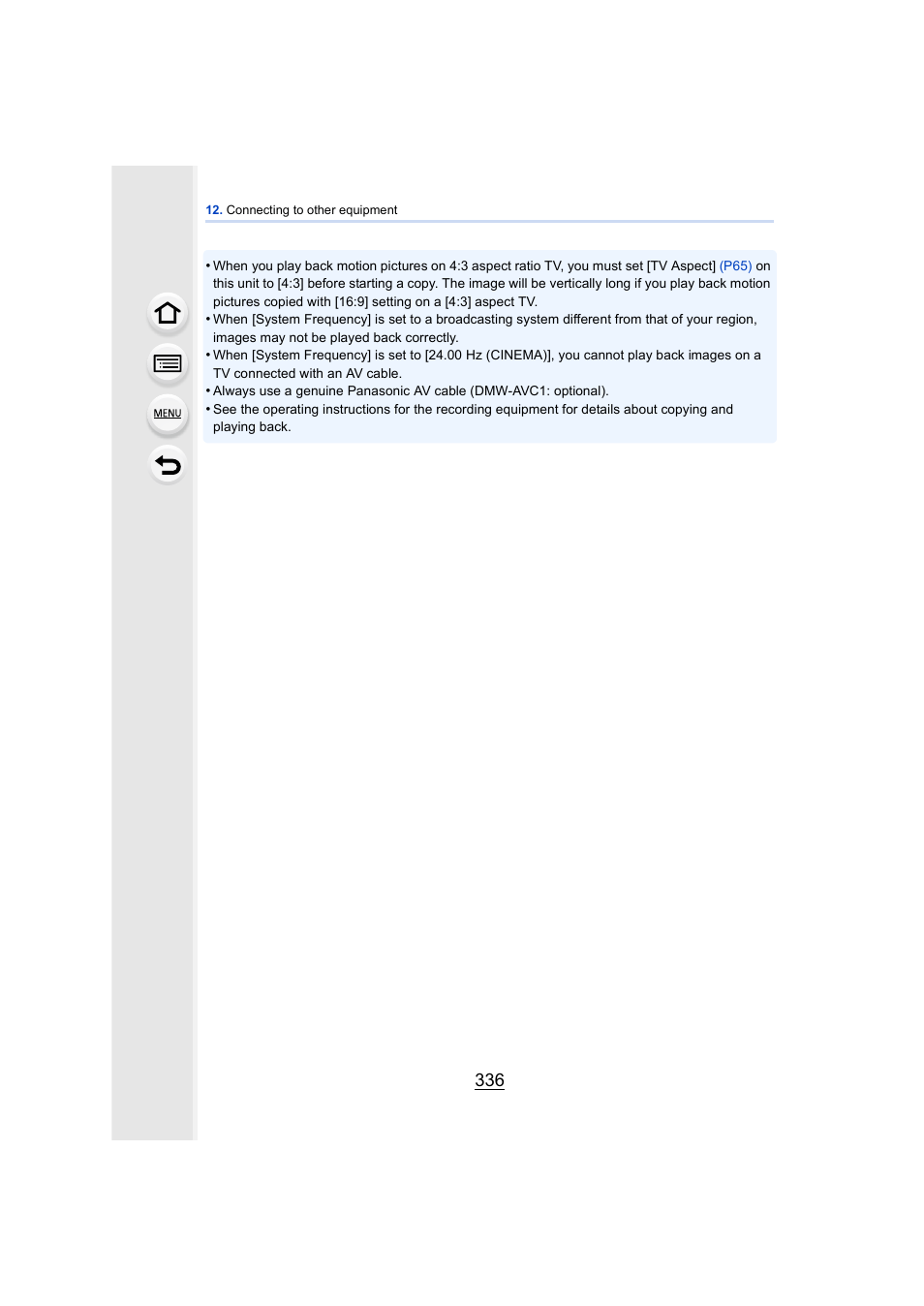 Panasonic DMC-GH4KBODY User Manual | Page 336 / 420