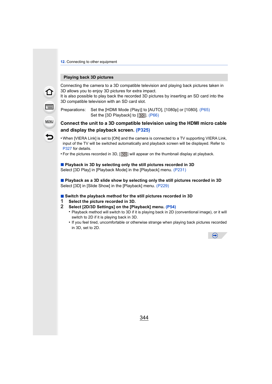 P344 | Panasonic DMC-GH4KBODY User Manual | Page 344 / 420