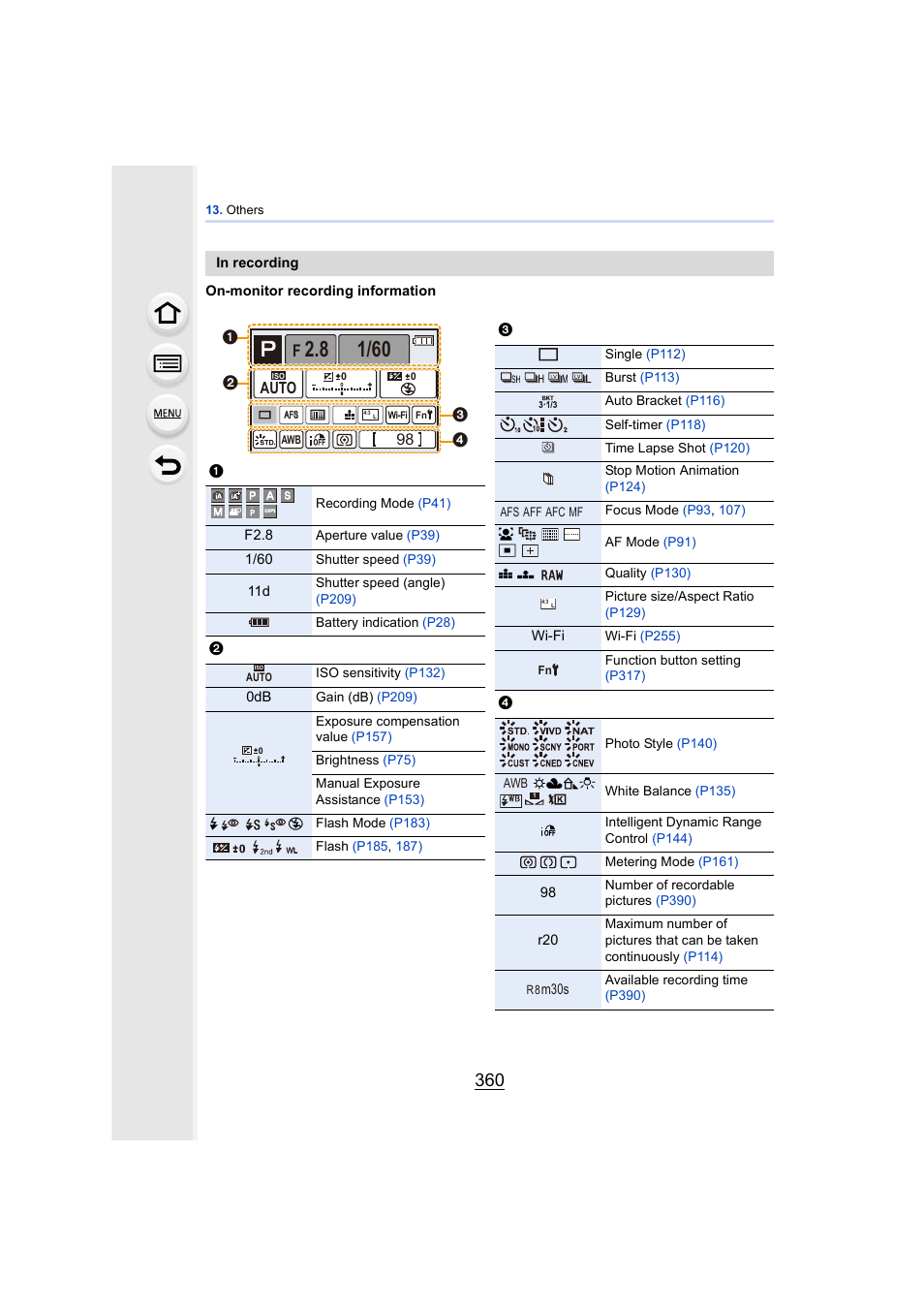 Auto | Panasonic DMC-GH4KBODY User Manual | Page 360 / 420