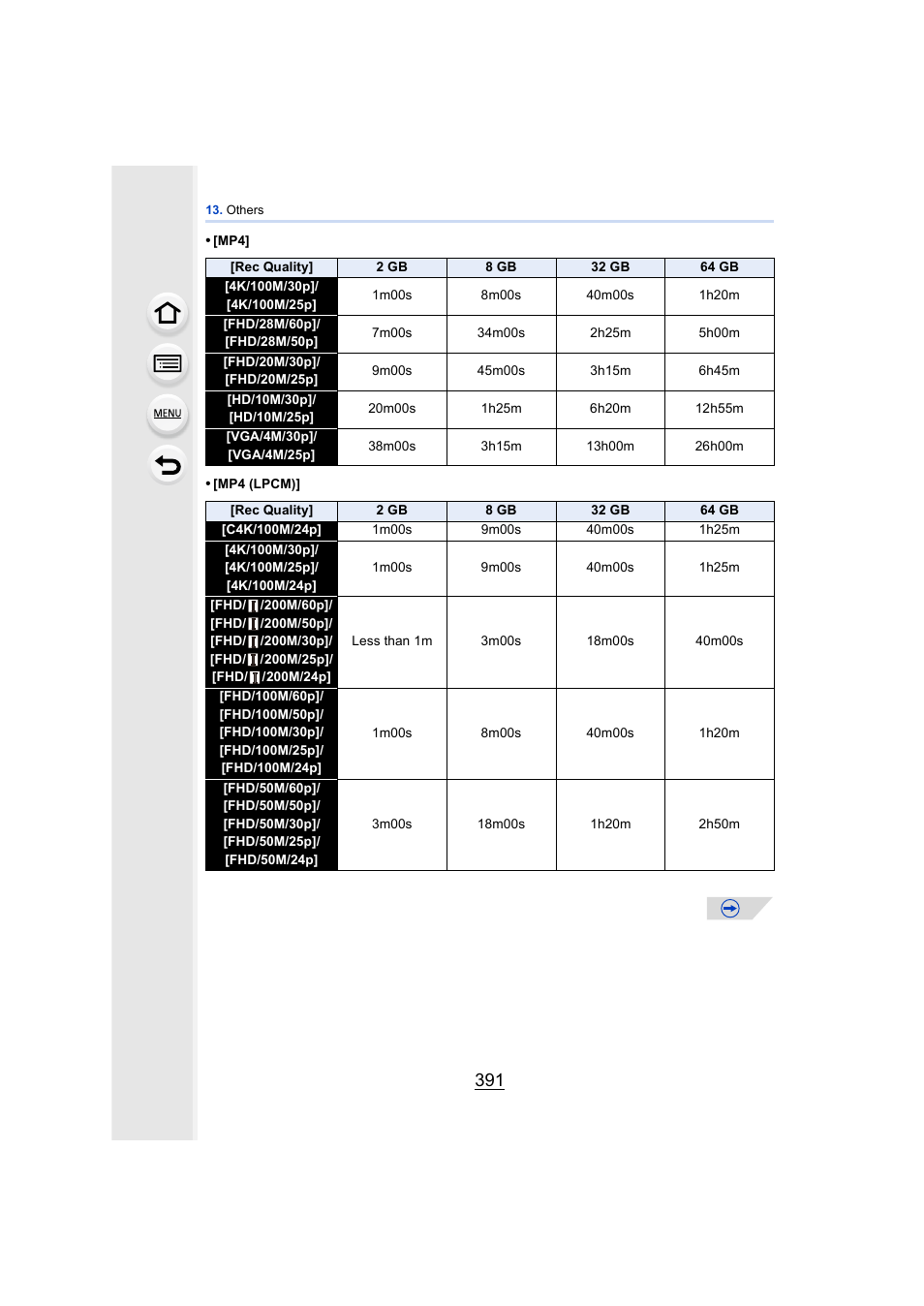 Panasonic DMC-GH4KBODY User Manual | Page 391 / 420