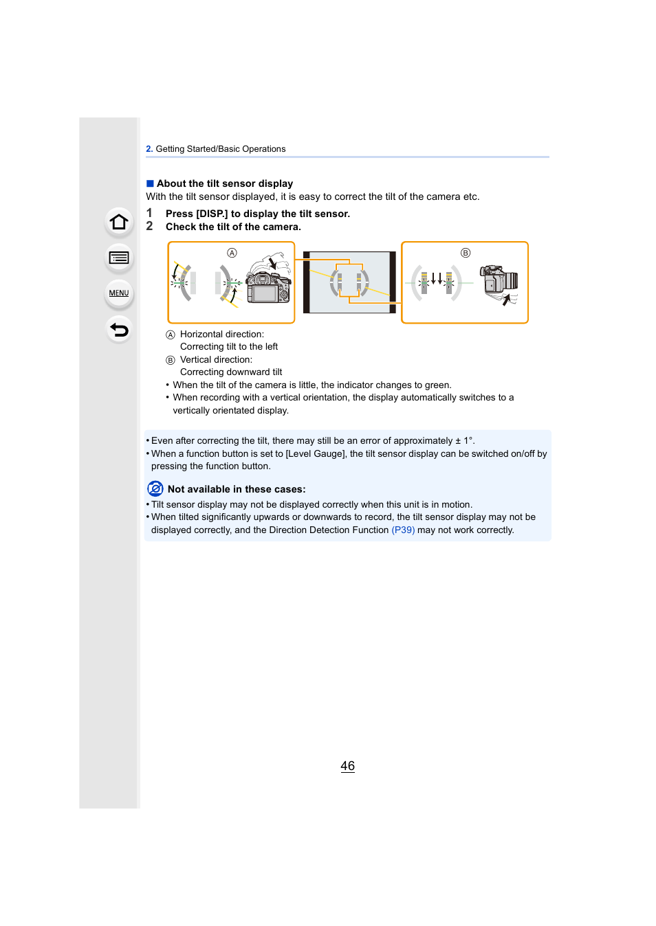 Panasonic DMC-GH4KBODY User Manual | Page 46 / 420