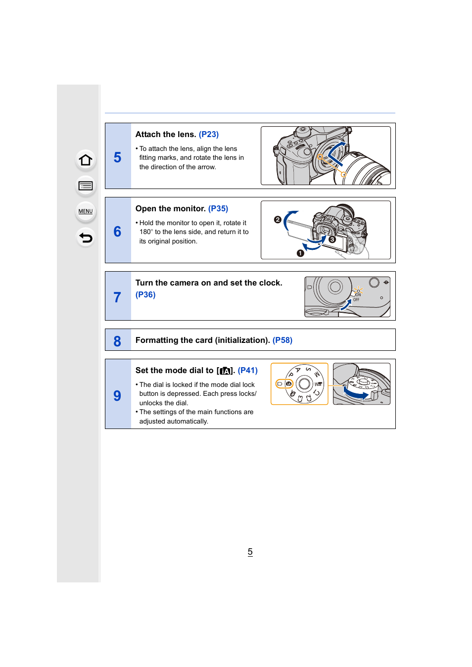 Panasonic DMC-GH4KBODY User Manual | Page 5 / 420