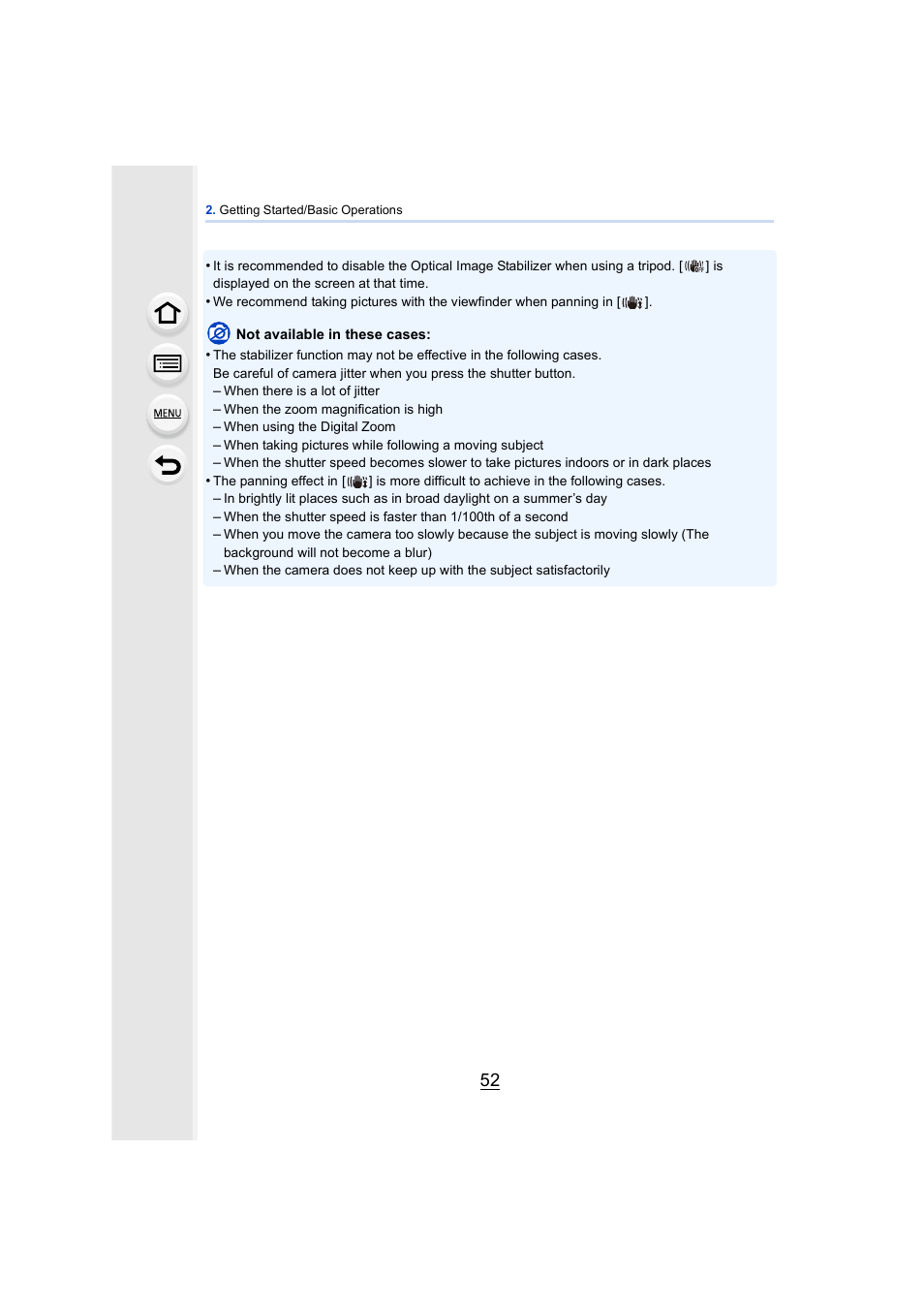 Panasonic DMC-GH4KBODY User Manual | Page 52 / 420