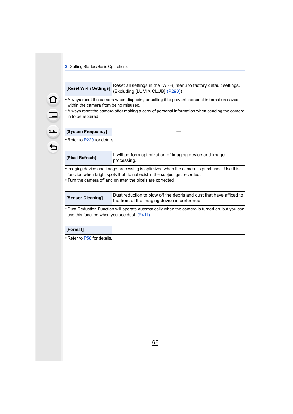 P68) | Panasonic DMC-GH4KBODY User Manual | Page 68 / 420