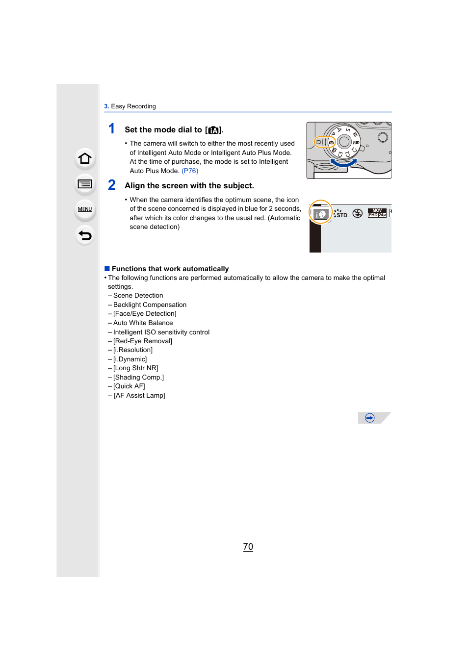 Panasonic DMC-GH4KBODY User Manual | Page 70 / 420
