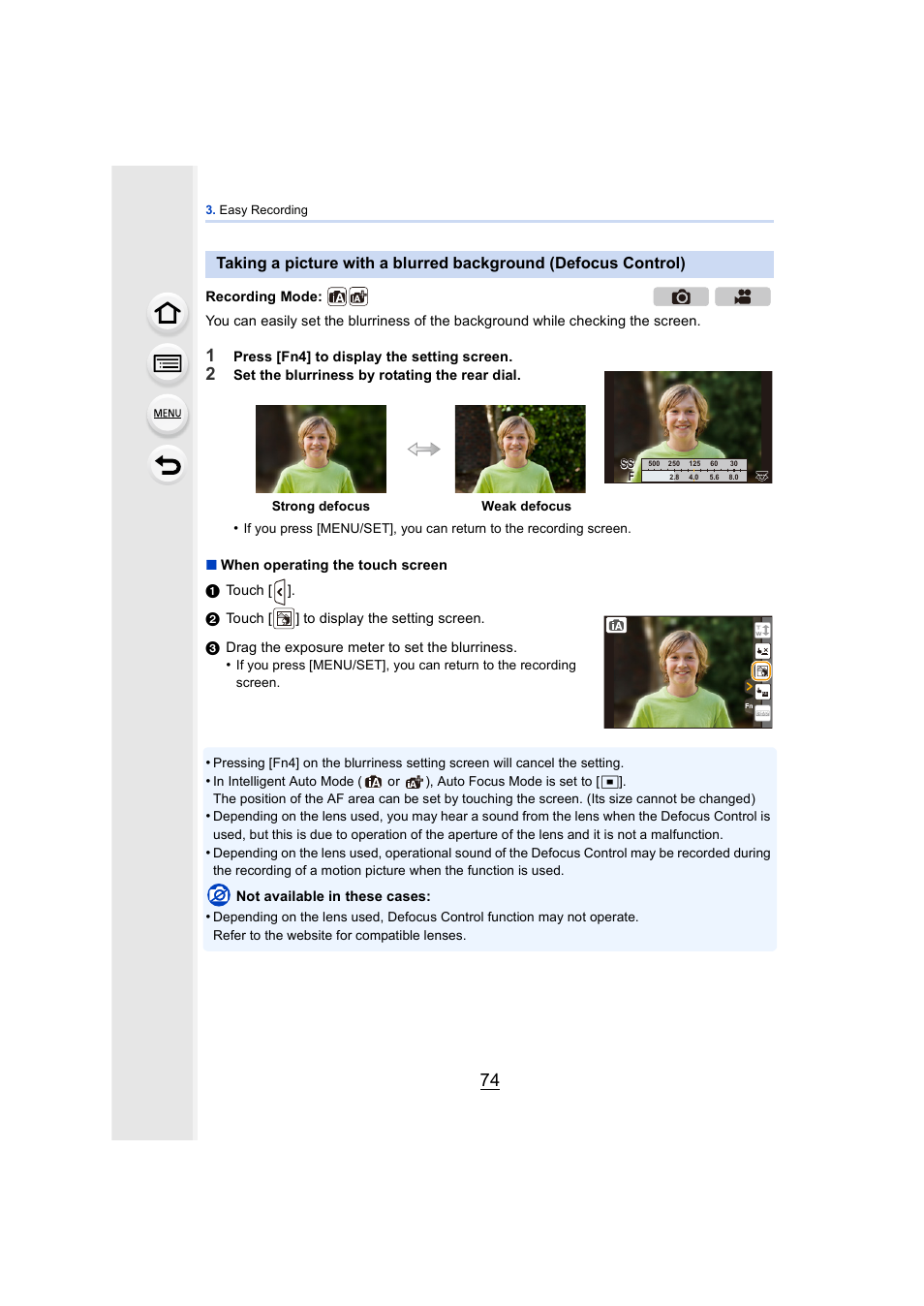 P74) | Panasonic DMC-GH4KBODY User Manual | Page 74 / 420