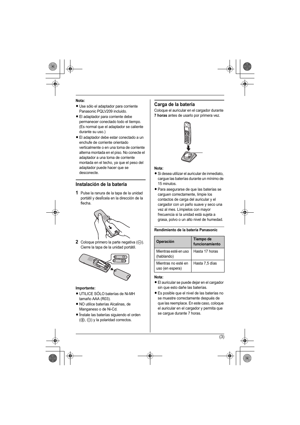 Panasonic KX-TGA101S User Manual | Page 14 / 16