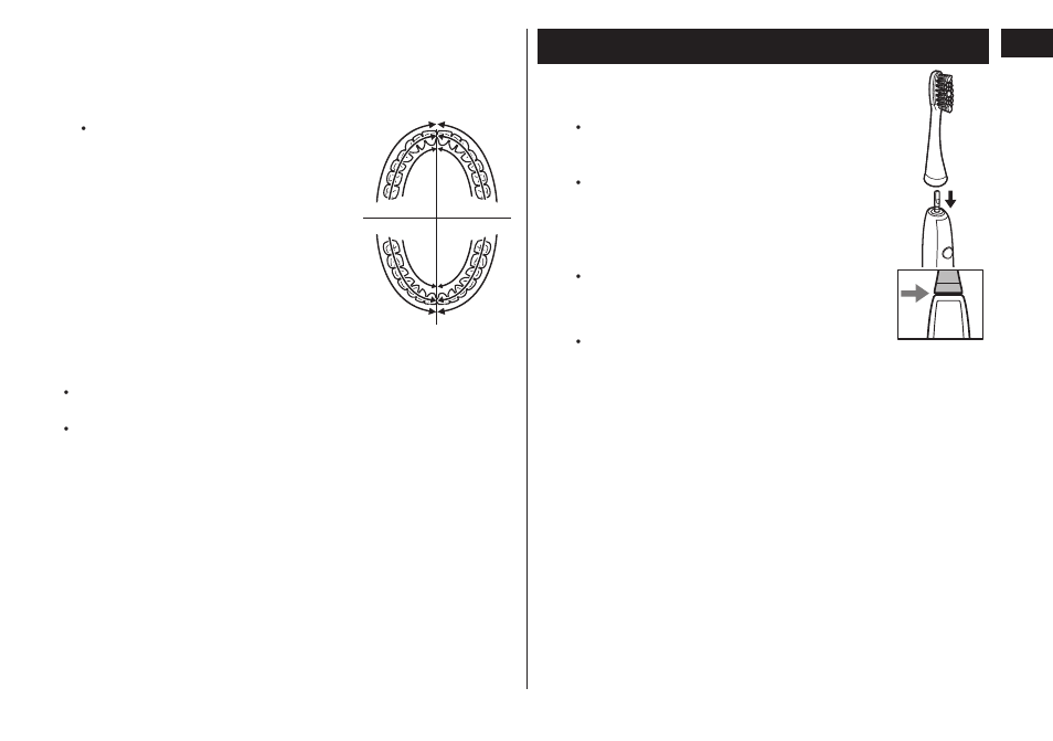 Using the toothbrush, Usingthetoothbrush | Panasonic EW-DL82-W User Manual | Page 9 / 64