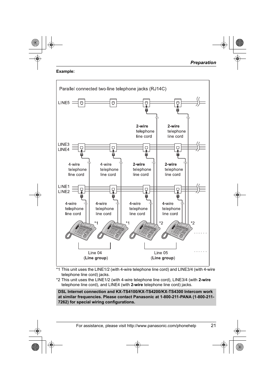 Panasonic KX-TS4300B User Manual | Page 21 / 84