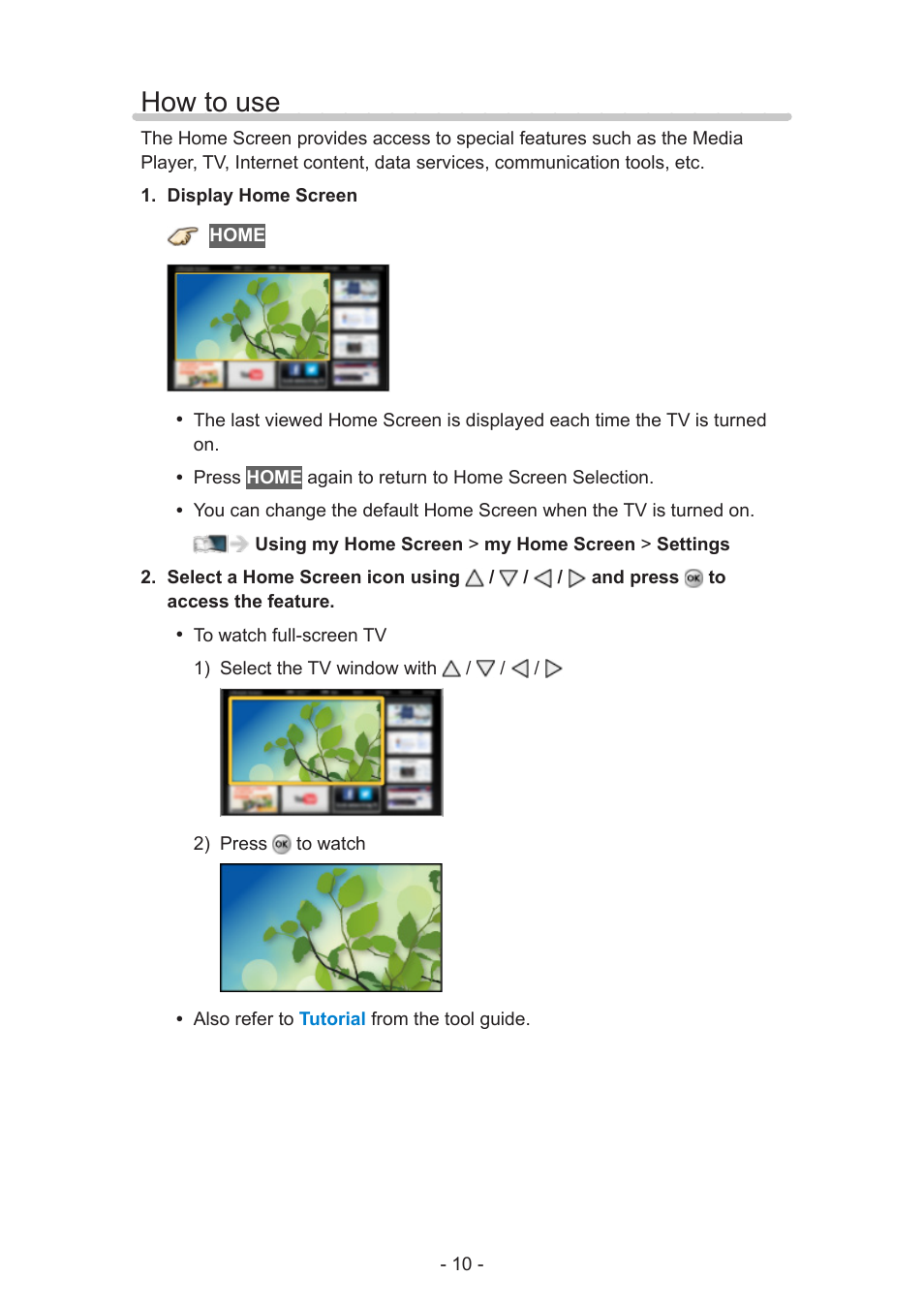 How to use | Panasonic TC-50AS650UE User Manual | Page 10 / 183