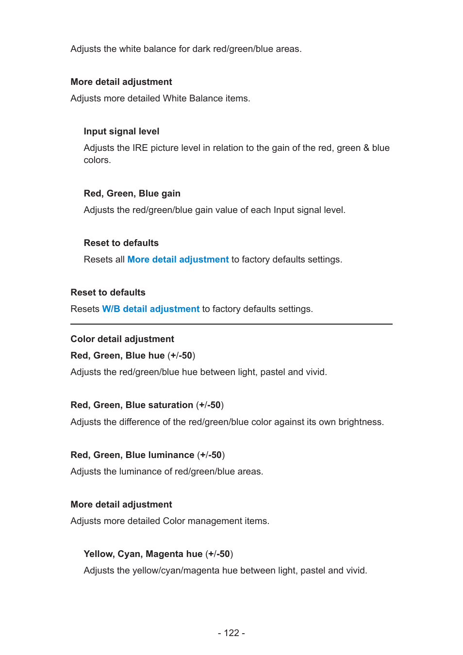 Panasonic TC-50AS650UE User Manual | Page 122 / 183