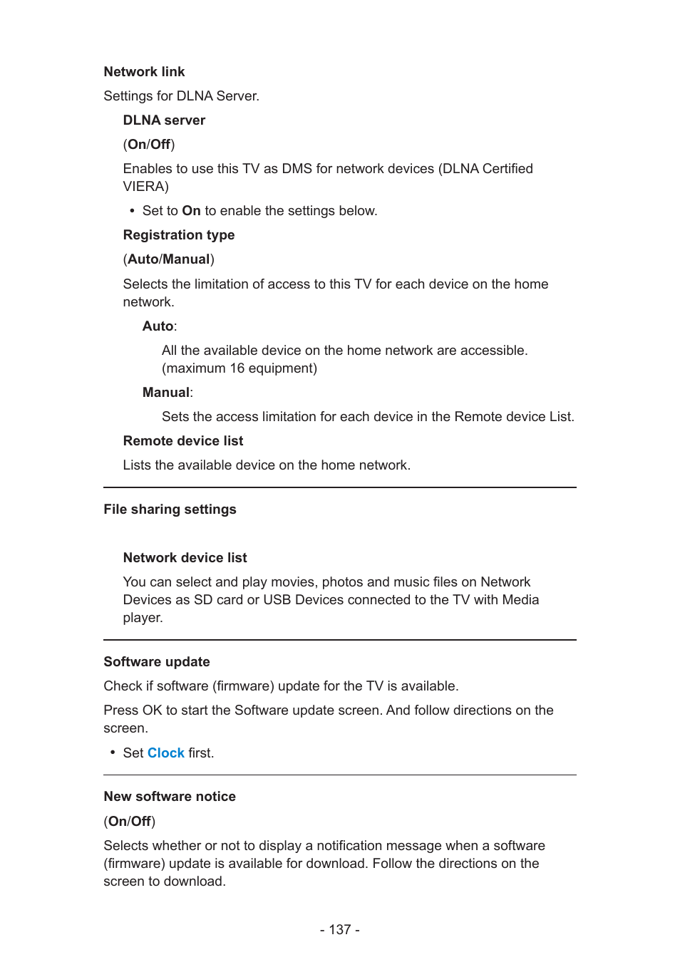 Panasonic TC-50AS650UE User Manual | Page 137 / 183