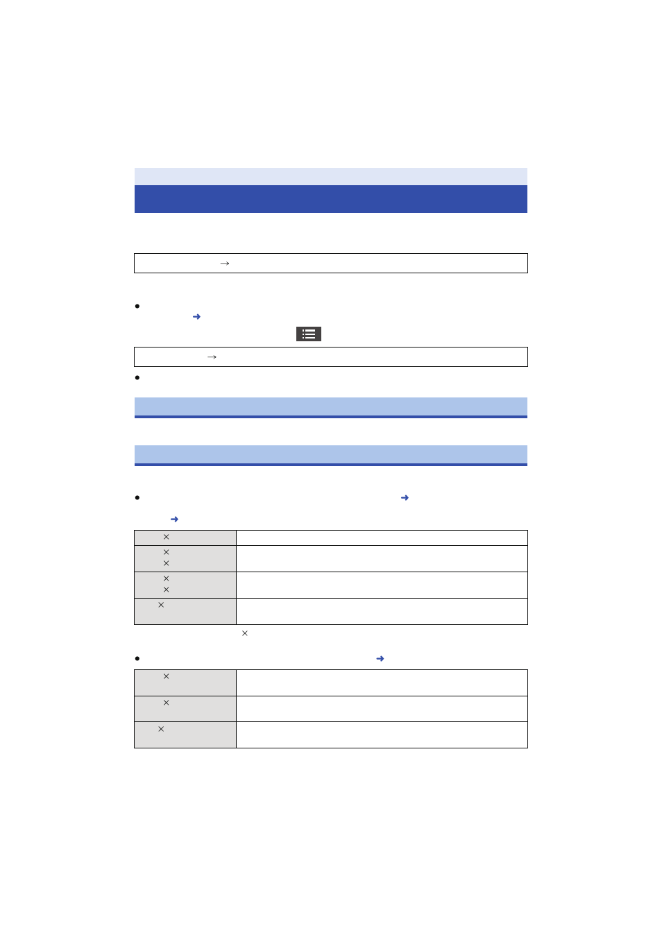 Recording functions of menus, L 32 | Panasonic HX-A500H User Manual | Page 32 / 95