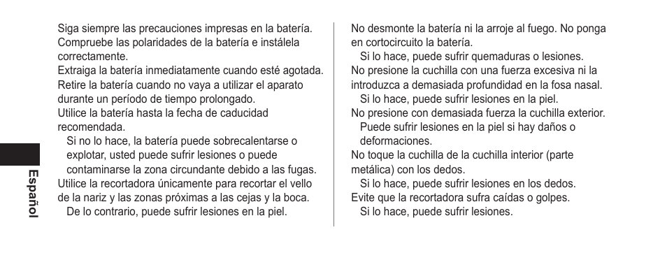 Panasonic ER-GN25VP User Manual | Page 24 / 42