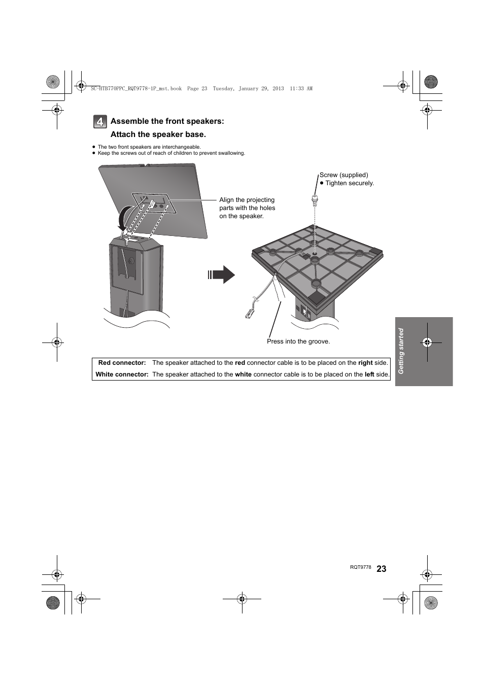 Panasonic SC-HTB770S User Manual | Page 23 / 44