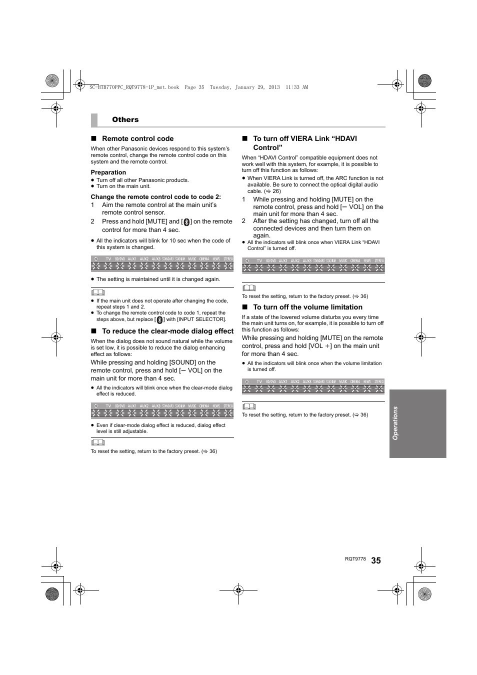 Panasonic SC-HTB770S User Manual | Page 35 / 44