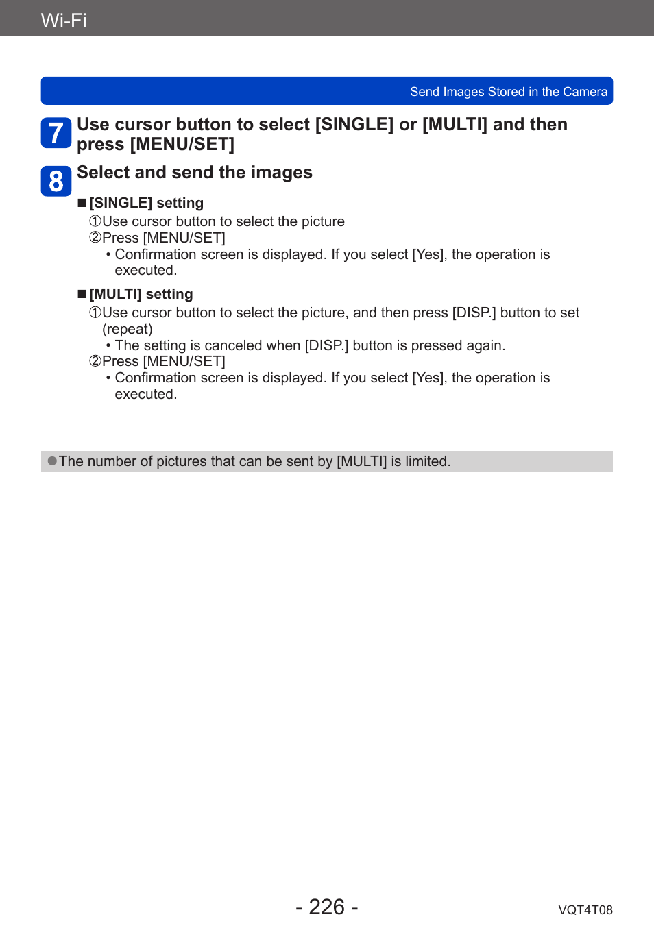 Wi-fi | Panasonic DMC-ZS30K User Manual | Page 226 / 314