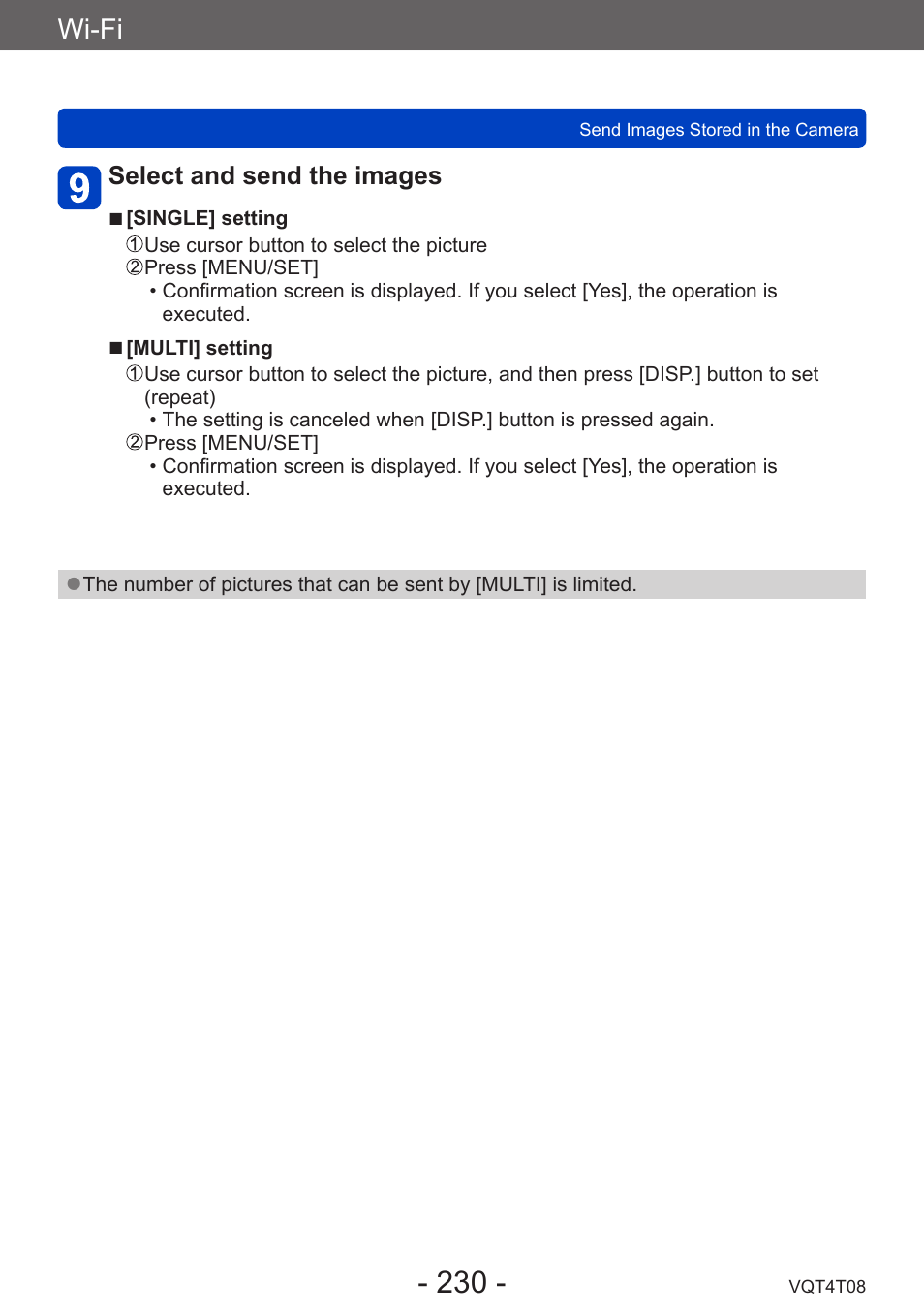Wi-fi | Panasonic DMC-ZS30K User Manual | Page 230 / 314