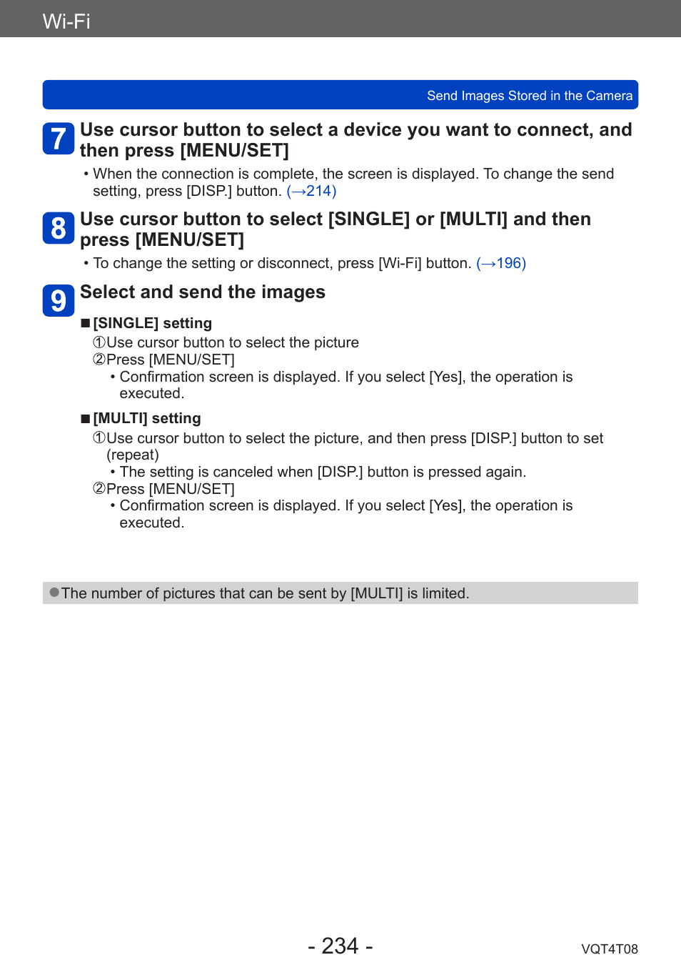 Wi-fi | Panasonic DMC-ZS30K User Manual | Page 234 / 314