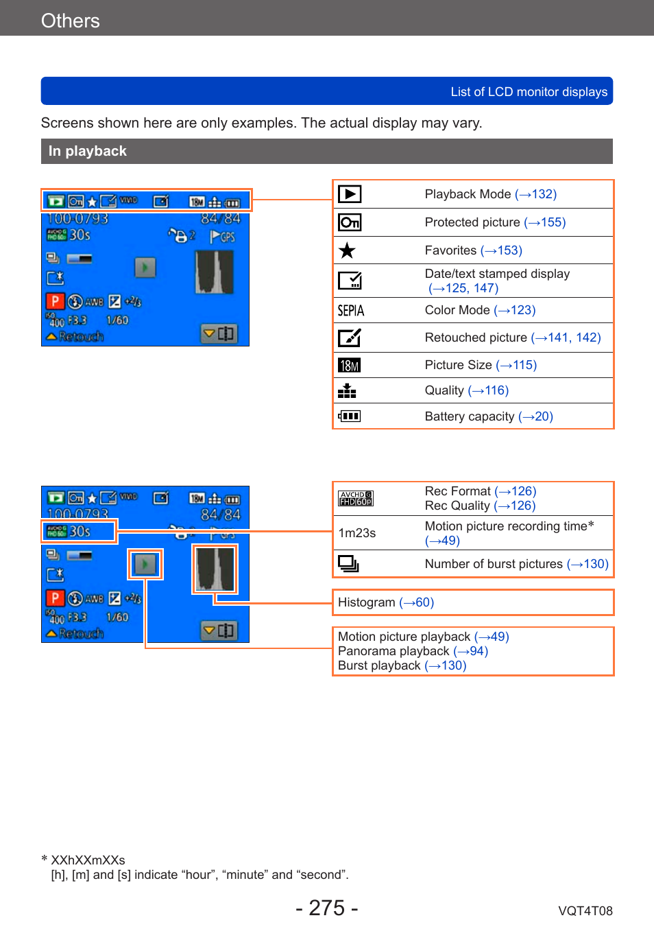 In playback, Others | Panasonic DMC-ZS30K User Manual | Page 275 / 314