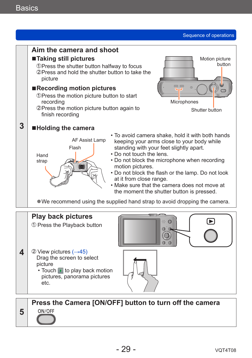 Basics | Panasonic DMC-ZS30K User Manual | Page 29 / 314