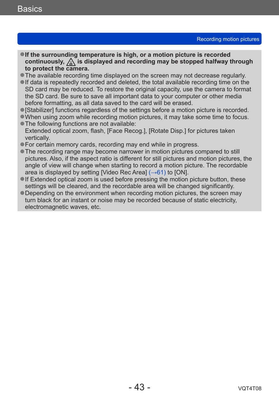 Panasonic DMC-ZS30K User Manual | Page 43 / 314