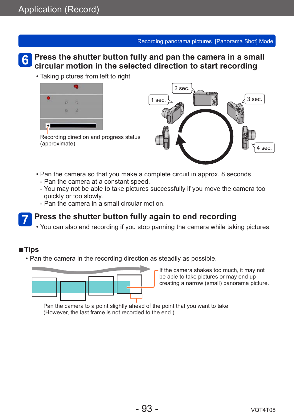 Application (record) | Panasonic DMC-ZS30K User Manual | Page 93 / 314