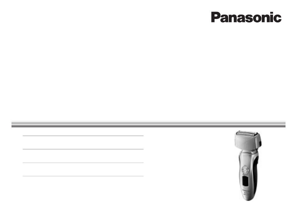 Panasonic ES-LT41-K User Manual | 32 pages