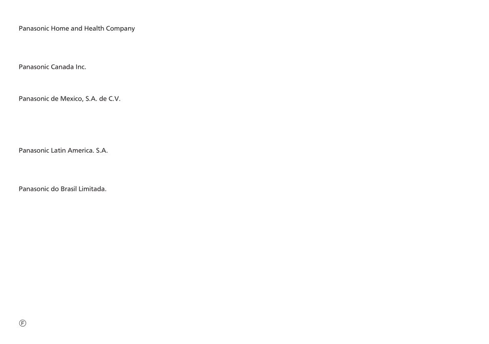 Panasonic ES-LT41-K User Manual | Page 32 / 32