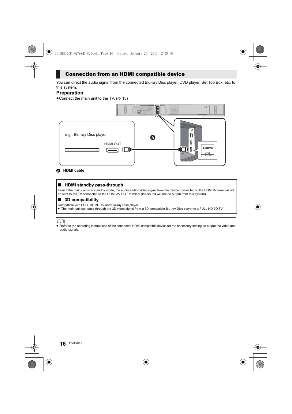 Panasonic SC-HTB170 User Manual | Page 16 / 32