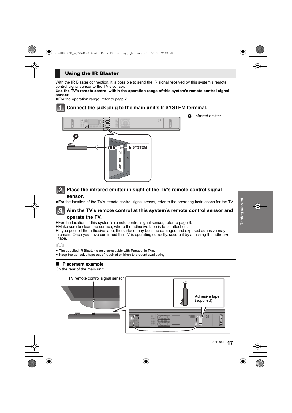 Panasonic SC-HTB170 User Manual | Page 17 / 32