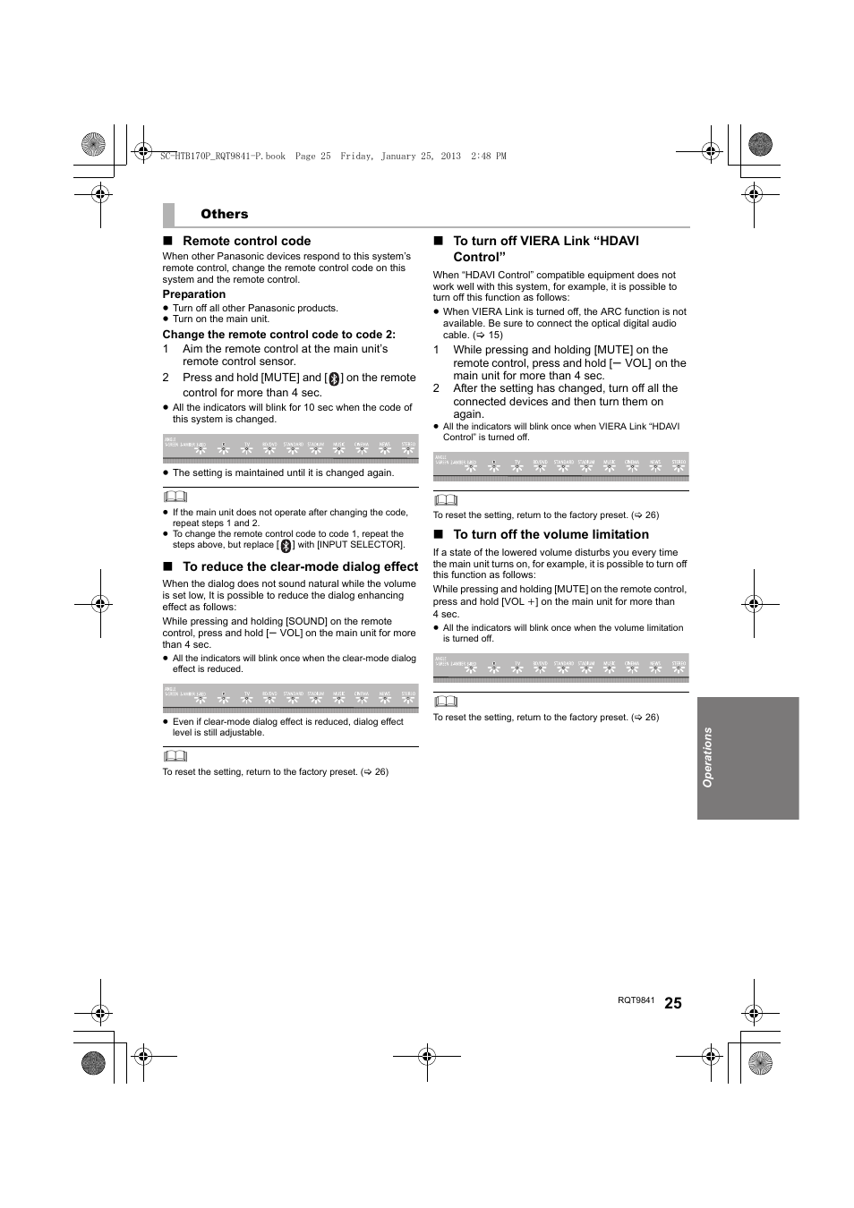 Panasonic SC-HTB170 User Manual | Page 25 / 32